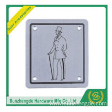 BTB SSP-017SS Stainless Steel Baby Toilet Sign Plate